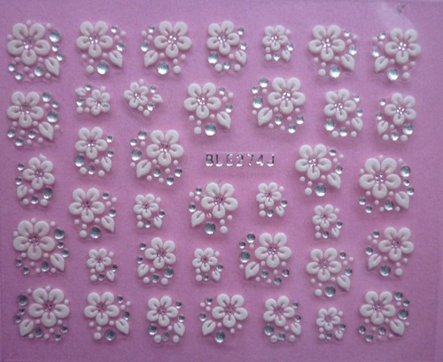 Adesivi nail art pizzo - adesivi,