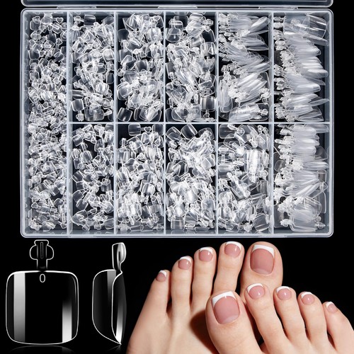 550 pezzi unghie - finte, piedi